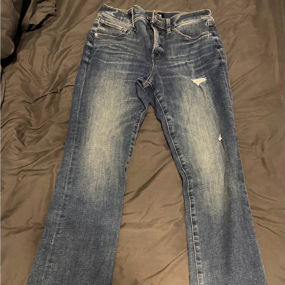 Express Skyscraper Mid Rise Hyper Stretch Jeans – Size 6